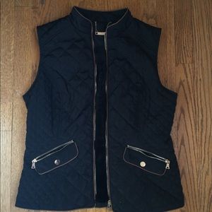 L.A. coalition faux fur vest